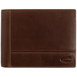 camel active Tokyo Herren Geldbörse Querformat aus Leder - Münzbörse für Herren in modernem Design, bietet effiziente Organisation mit 7 Kreditkartenfächern und hochwertigem Rindleder.