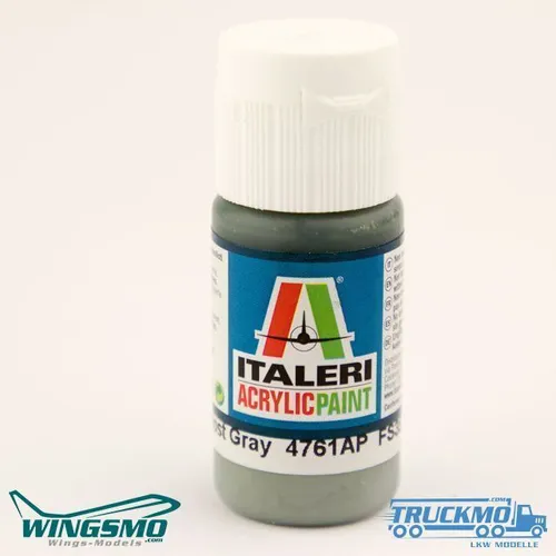 Italeri Acrylfarbe Ghost grau dunkel matt 20ml 4761
