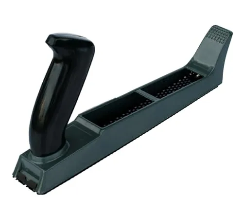 Knauf Raspel-Hobel zum Glätten von Platten-Schnittkanten, 250-mm – Kanten-Hobel mit Metall-Rahmen zum Abschleifen unregelmäßiger Ränder bei Gipskarton-Platten / Gipsfaser-Platten, schwarz