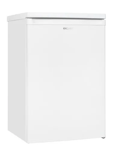 Exquisit KS16-V-040D Kühlschrank - Kühlschrank mit 126 L Volumen, flexiblen Glasböden und integrierter LED-Beleuchtung für optimale Sicht und einfache Temperaturregelung.