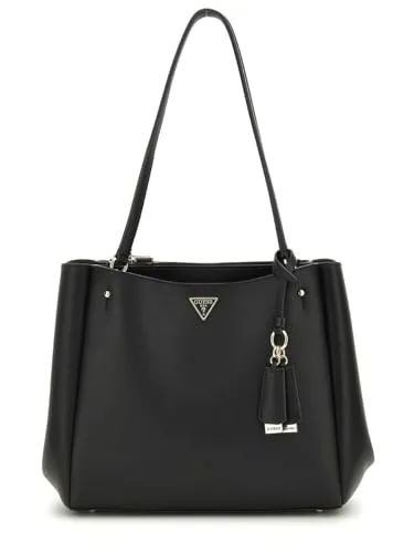 GUESS Talent Multi Comp Tote Black - Damen-Henkeltaschen mit geräumigem Hauptfach, ideal für alle Utensilien und ein stilvolles Accessoire für jeden Anlass.