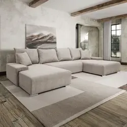Kaiser Möbel Ecksofa Livorno U, Beige in beige von Kaiser Möbel