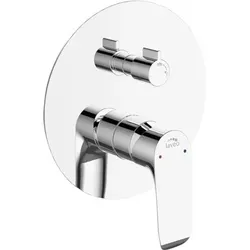 Unterputz-Brausearmatur mit Umstellventil – Chrom