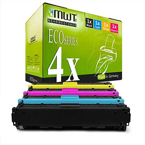 4X MWT kompatibel Toner für HP Color Laserjet Pro MFP M 277 dw n ersetzt CF400A-03A 201A