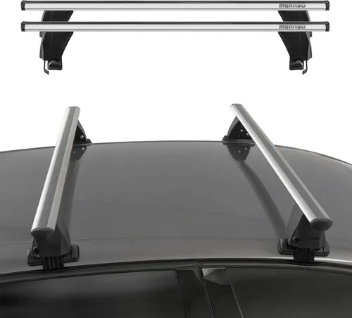 OMAC Dachträger Menabo für Mazda BT-50 (2011-2020) - Dachgepäckträger aus leichtem, wasserdichtem Aluminium, abnehmbar und multifunktional – ideal für Fahrräder, Skier und Gepäck. Aerodynamisches Design minimiert Windgeräusche und erhöht Stabilität.