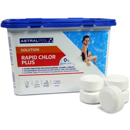 Rapid Chlor Plus Chlor-Fixtab 30g zur Stoßchlorung organisch schnell Astralpool