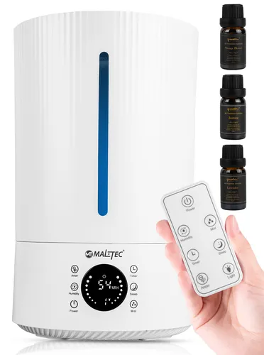 Maltec Luftbefeuchter Ionisator Diffusor WT5000ION mit Ölen Ultraschall bis 35m2