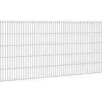 Produktbild Floraworld Doppelstabmattenzaun Stärke 6/5/6 Verzinkt 103 cm x 251 cm