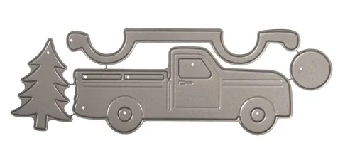 Rayher Stanzschablone Truck Weihnachten 50096000