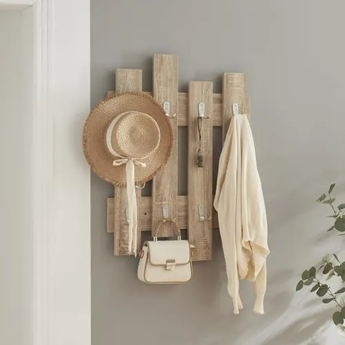 [en.casa] Wandgarderobe Raseborg mit 16 Haken