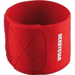 Derbystar Schienbeinschonerhalter 64300003, mit Klettverschluss, rot, 1 Paar