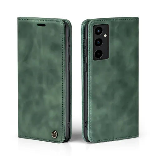 Handy Hülle für Samsung Galaxy A35 5G Klapp Magnet Smartphone Cover Case Grün