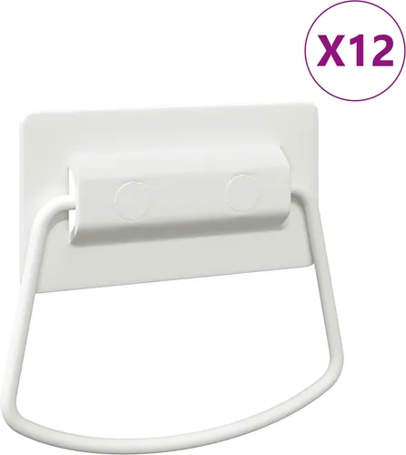 vidaXL Schrankgriffe 12er Set Weiß 85 x 45 mm Metall - Moderne Schrankgriffe im Industriedesign, aus robustem Metall für langlebige Nutzung. Perfekte Ergänzung für zeitgemäße Innenräume, die Funktionalität und Stil vereint. Einfache Montage für jedes Möbelstück.
