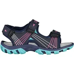CMP Kids Mawi Sandal blue (M926) 37 - Wanderschuhe für Kinder, ideal für Outdoor-Abenteuer mit rutschhemmender TPR-Sohle und individuell anpassbarem dreifachem Klettverschluss für optimalen Halt und Komfort.