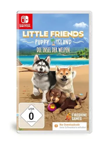 Little Friends 2: Puppy Island für Switch - Abenteuer-Spiel für Switch, erkunden Sie eine tropische Insel, adoptieren Sie 9 Welpenrassen und gestalten Sie deren Look mit über 350 Outfits!