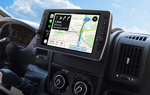 Alpine X903D-DU2: 9-Zoll Car-Multimedia-System - Car-Multimedia-System mit schwenkbarem 9-Zoll-Bildschirm, iGO-Nextgen-Navigation und Kompatibilität für Apple CarPlay und Android Auto – ideal für Fiat Ducato III, Citroën Jumper II und Peugeot Boxer II.