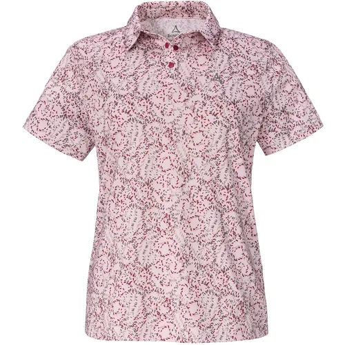 Schöffel Damen Style Todra Polo T-Shirt (Größe S, rosa) - T-Shirts Funktion – Leichtes, schnelltrocknendes Polo-Shirt aus recyceltem Material, perfekt für Outdoor-Aktivitäten und den Alltag.