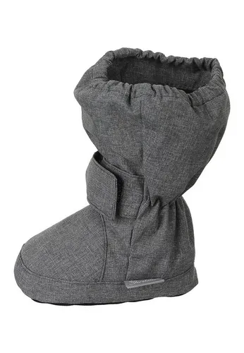 Sterntaler Jungen Baby-Schuh Stiefel, Anthrazit Mel, 23/24 EU - Baby Stiefel für Jungen, warm gefüttert und rutschfeste Sohle für sicheren Halt beim Laufen lernen.