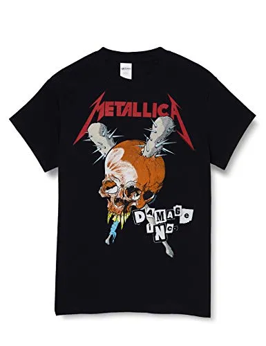 T-Shirt # M Unisex Black # Damage Inc
