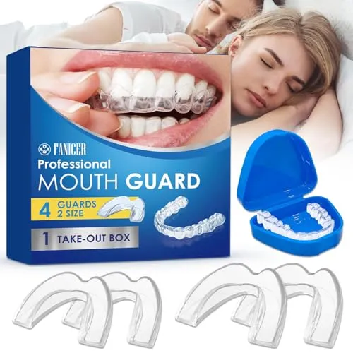 Knirscherschiene für Nacht, 2 Größen Zahnschiene Set