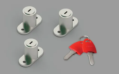 Kit 3 Fiamma Safe Door 98656M157 Rahmen Sicherheitsschloss Zylinder Kit