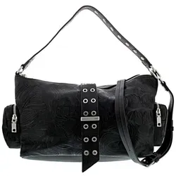 Stylische schwarze Damentasche MOONSTONE BANABA