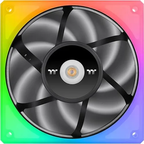 Thermaltake TOUGHFAN 12 RGB Radiator 3-Fan Pack - Gehäuselüfter mit RGB-Beleuchtung, hohe Leistung mit bis zu 91.33 m³/h Durchsatz und leiser Betrieb bei nur 21.2 dB(A). Ideal für optimale Kühlung und stylisches Design.
