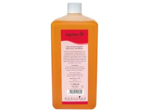 JOJOBA ÖL 100% naturrein 1000 ml - Hochwertiges Jojoba Öl für die Hautpflege, ideal zur Feuchtigkeitsversorgung und Regeneration, 1000 ml Flasche für langanhaltenden Gebrauch.