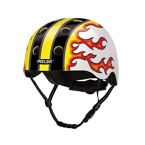 Melon Fahrradhelm »Fired Up« – Leichter & sicherer Cityhelm für die ganze Familie - Fahrradhelme: Sicherer urbaner Helm mit Magnetverschluss, individuell anpassbar und super leicht für maximalen Tragekomfort – ideal für Damen, Herren und Kinder.