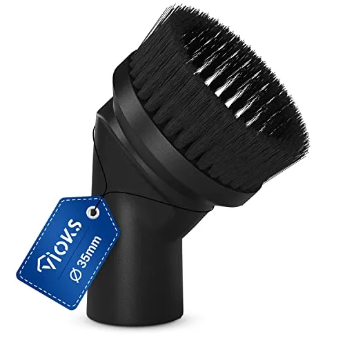 VIOKS Saugpinsel Staubsauger Aufsatz Bürste/Staubsaugerbürste Universal für 35mm RohrØ - Staubsauger Bürste 35mm & Siemens Staubsauger Zubehör