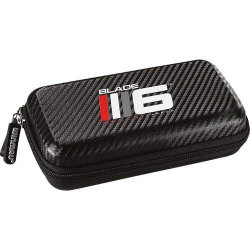 Darttasche Winmau Blade 6 Case - Schwarz - Dart Zubehör in stilvollem Blade 6 Design, ideal für jeden Dartspieler. Bietet Platz für einen Satz montierter Darts und schützt sie optimal.