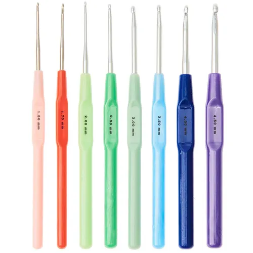 Produktbild Häkelnadel 8er Set mit Griff 1,50 bis 4,50 mm neu