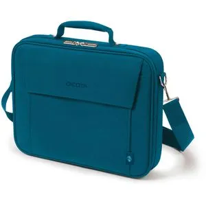 Dicota Laptoptasche Eco Multi Base, blau, wasserabweisend, recyceltes PET, bis 15,6 Zoll