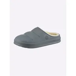 Pantolette HEINE, Damen, Gr. 36, grau, Schuhe Pantolette von Heine