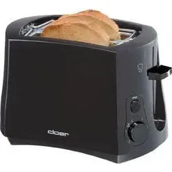 Cloer 3310 Toaster Schwarz 2 Scheiben 825 Watt