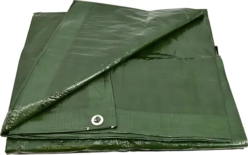 BK SHOP | Abdeckplane, Plane | Gartenplane 2 x 3 m | Grüne Wasserdichte Plane | Bauplane 90 g/m2 | Abdeckplanen Gartenmöbel | Plane mit Ösen
