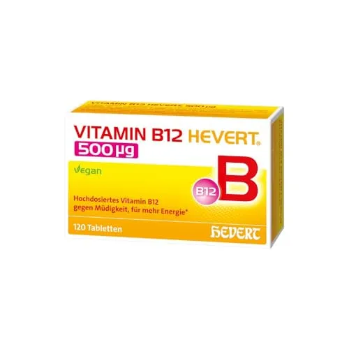 Vitamin B12 Hevert 500 μg Tabletten – 120 Stück