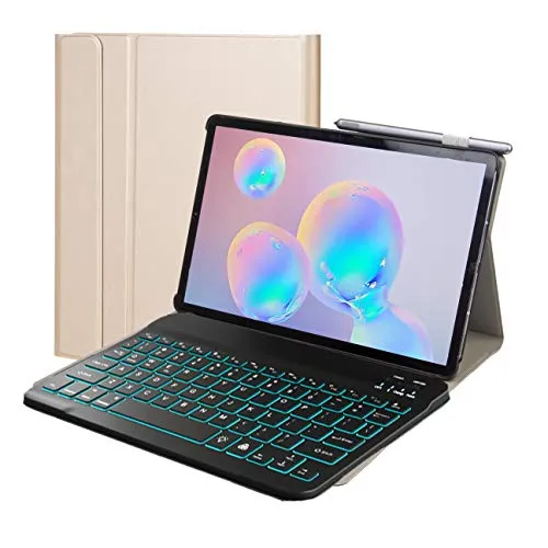 Lobwerk Tablet-Hülle 2in1 Set für Samsung Galaxy Tab S5e T720 T725 - Tablet-PC-Zubehör mit Aufstellfunktion und Sturzdämpfung, ideal für komfortables Surfen und Schutz vor Stößen und Kratzern.