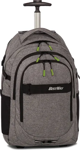 BestWay Rucksack-Trolley #Evolution Roller *dunkelgrau/schwarz
