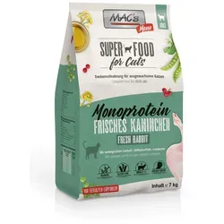 Mac's Katzenfutter getreidefrei Adult Monoprotein Kaninchen, 7 kg - Hochwertiges Katzenfutter ohne Getreide, mit hohem Fleischanteil aus Kaninchen. Ideal für empfindliche Katzen, hergestellt in Deutschland und ohne künstliche Zusätze.