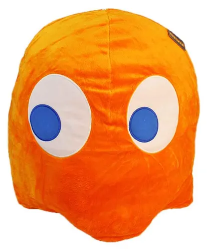 Pac Man Geist orange Kuscheltier XXL - ca. 60 cm - Dieses originale Pac-Man Geist Kuscheltier begeistert mit einer Größe von ca. 60 cm. Es ist der perfekte dekorative Blickfang und ideal für Retro-Gaming-Fans. Das weiche Plüschmaterial sorgt für höchsten Kuschelkomfort.
