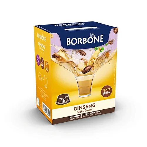 Ginseng borbone IN Kapseln Kompatibel LAVAZZA A MODO MIO, 16 Stück