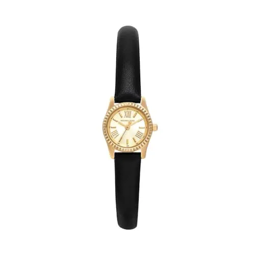 MICHAEL KORS Damen Analog Quarz Uhr MK4901 - Elegante Damen-Armbanduhr mit 50 m Wasserdichtigkeit und verstellbarem Lederarmband für optimalen Tragekomfort.