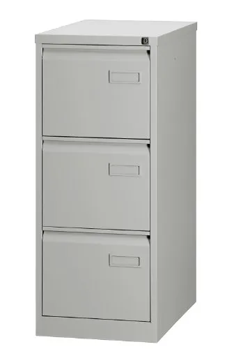 BISLEY Light Hängeregistraturschrank - Vertikale Büro-Aktenschränke, robuster Stahl mit 30 KG Belastbarkeit pro Schublade, komplett montiert und abschließbar für sichere Aufbewahrung.