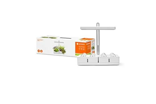 LEDVANCE LED-Pflanzenlampe Indoor Garden KIT 450 WT - Wachstumslampe mit speziellem LED-Spektrum, fördert die Photosynthese und imitiert den Tag-Nachtzyklus. Ideal für Indoor Gardening in Küchen und Wohnräumen.