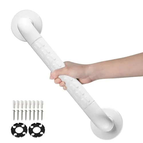 BONADE Rutschfest Haltegriffe Dusche Edelstahl Wannengriff Griffstangen für Senioren Wandhaltegriff Ø35mm Sicherheitsgriff Badewannengriff für Kinder Anti-Rutsch Duschgriffe für Bad WC
