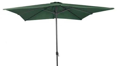 Sonnenschirm 3x3 m UV30+ Kurbelschirm in grün