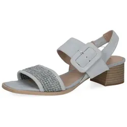 Caprice Sandalen Leder/Textil Riemchensandalette - Moderne Sandalette von Caprice mit gepolsterter Decksohle und hochwertigem Leder. Ideal für den ganzen Tag, überzeugt sie zudem mit einer dekorativen Schnalle.