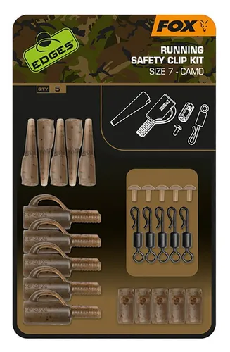 Produktbild Fox Edges Camo Running Safety Clip Kit Size 7