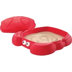 Ambia Garden Sandkasten Rot, Kunststoff 119.4x40.6x121 cm